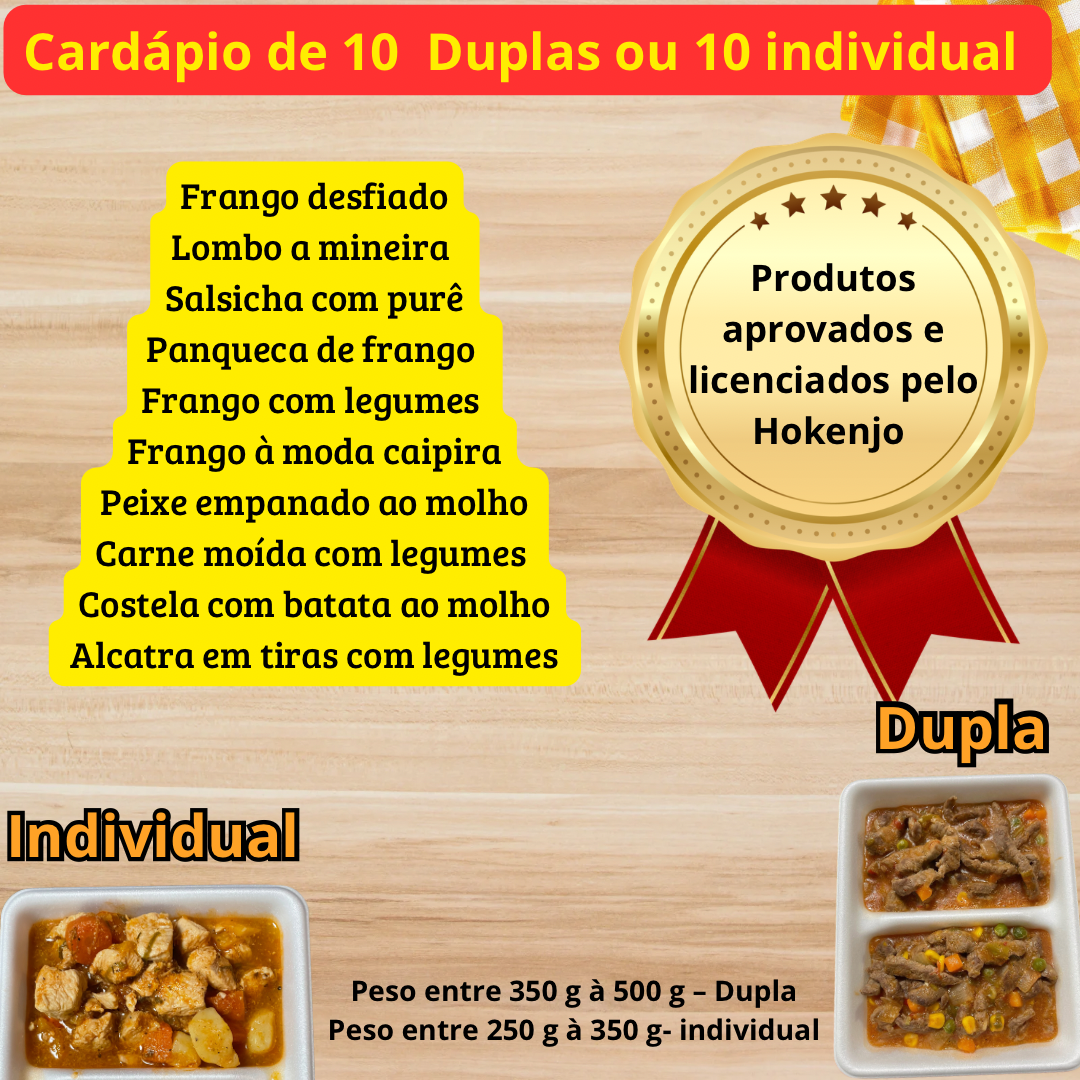 MISTURA DUPLA BRASILEIRA ( embalagem de isopor à vácuo )